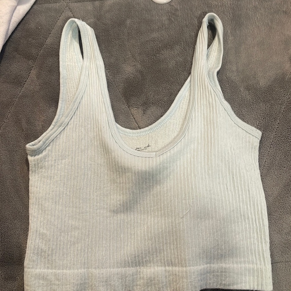 urban outfitters light blue tank top